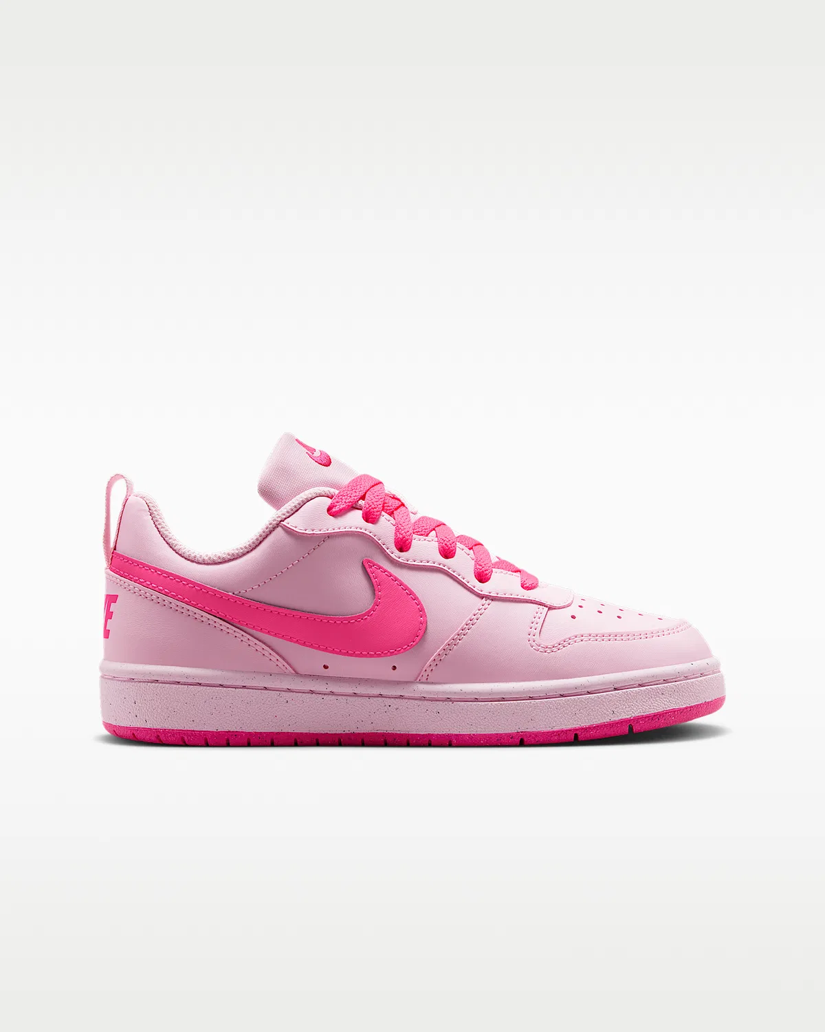 Кроссовки Nike Court Borough Low Recraft для детей, Pink Foam/White/Hyper Pink — фото 3
