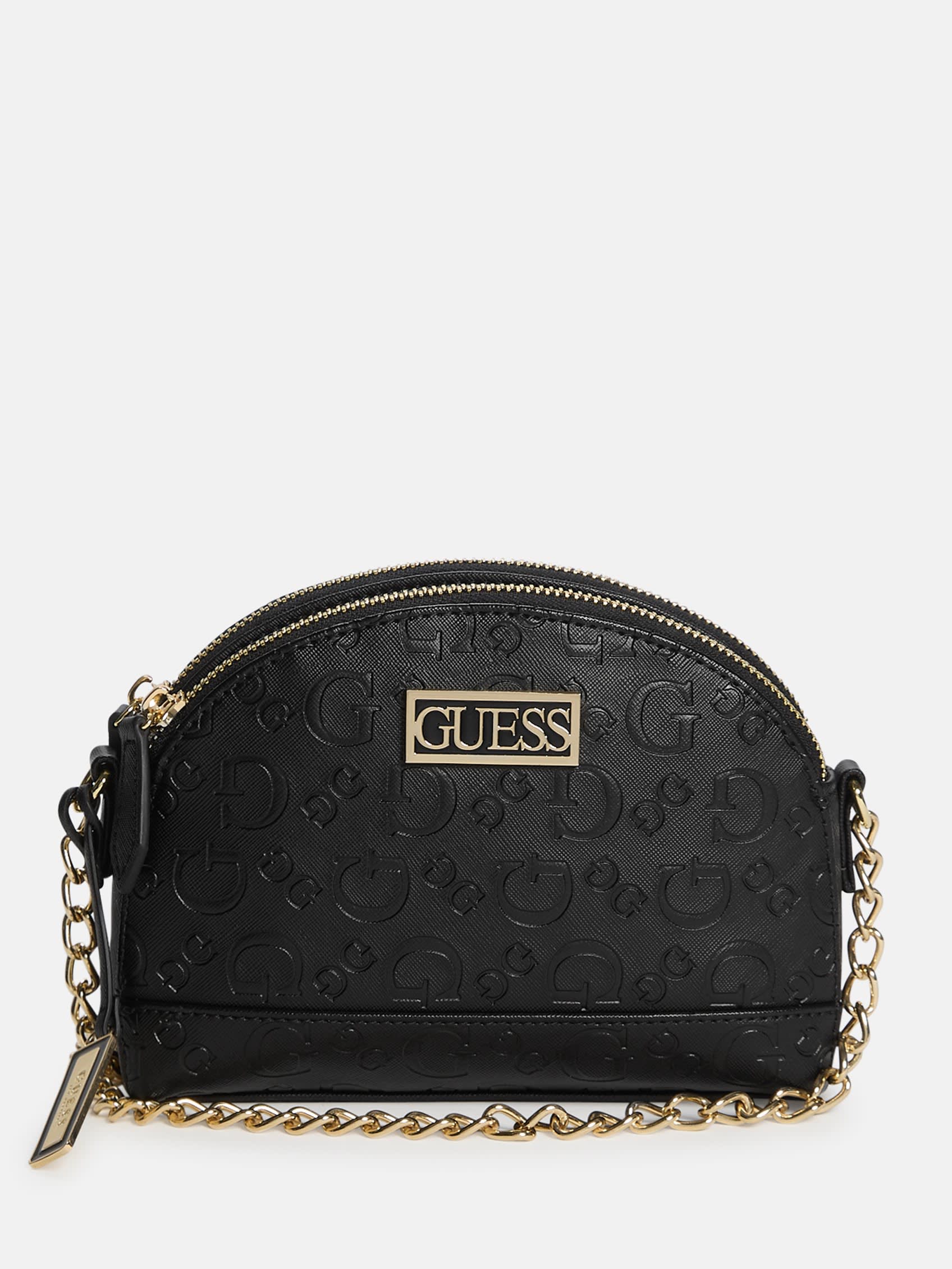 

Сумка-кроссбоди Sabrina с двумя молниями Guess Factory, черный