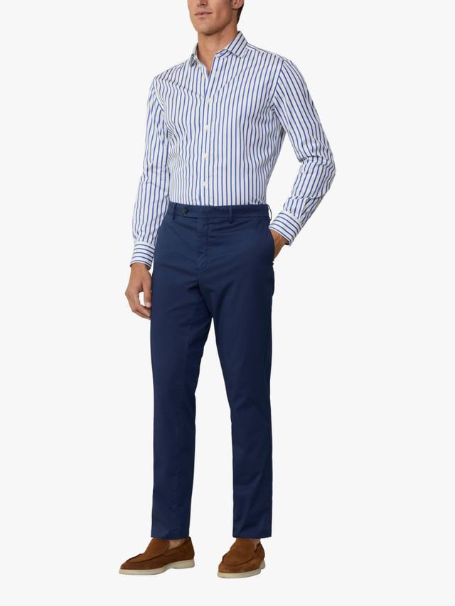 

Брюки-чинос kensington slim fit Hackett London, цвет Ink Blue