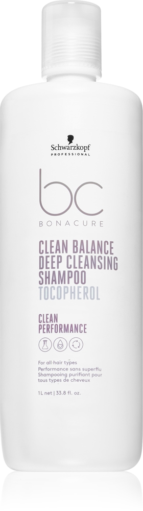

Bc Bonacure Clean Balance шампунь глубокого очищения Schwarzkopf Professional, 1000 мл