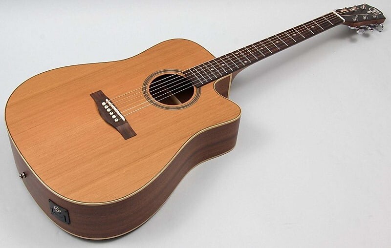 

Акустическая гитара Teton STS105CENT 105 Series Solid Cedar Top Dreadnought 6-String Acoustic-Electric Guitar - Natural