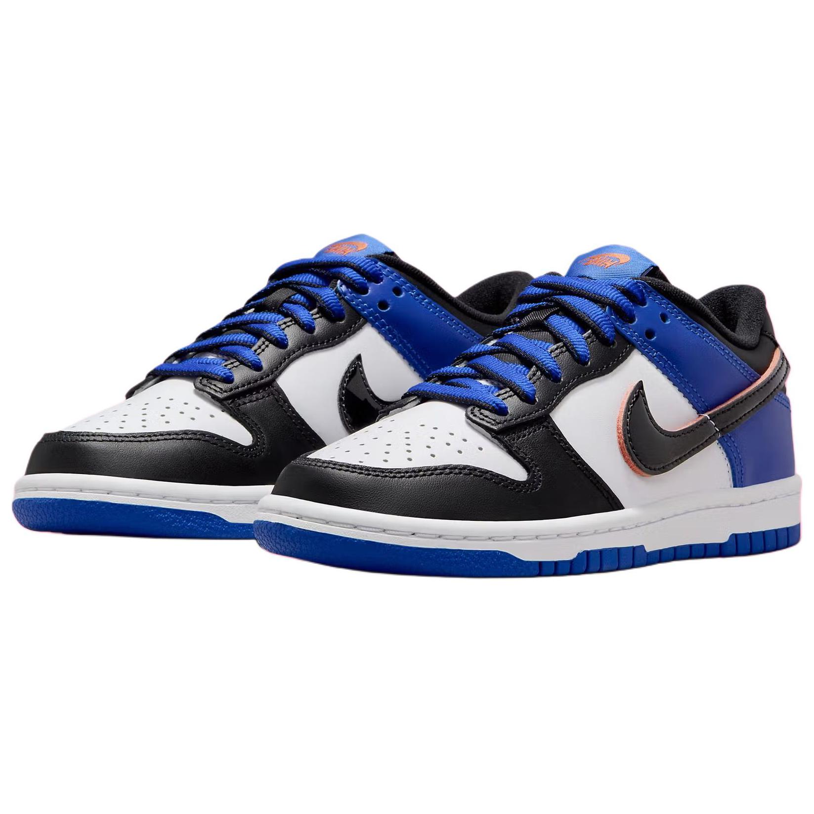 Nike Детские скейтбординг кроссовки dunk low top устойчивые к скольжению и износу blue — фото 4
