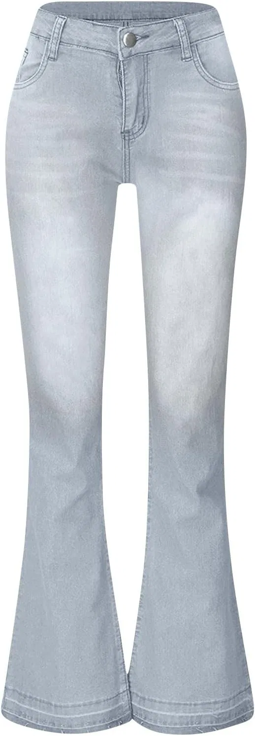 Активные штаны Women's Vintage Flare Jeans, light blue