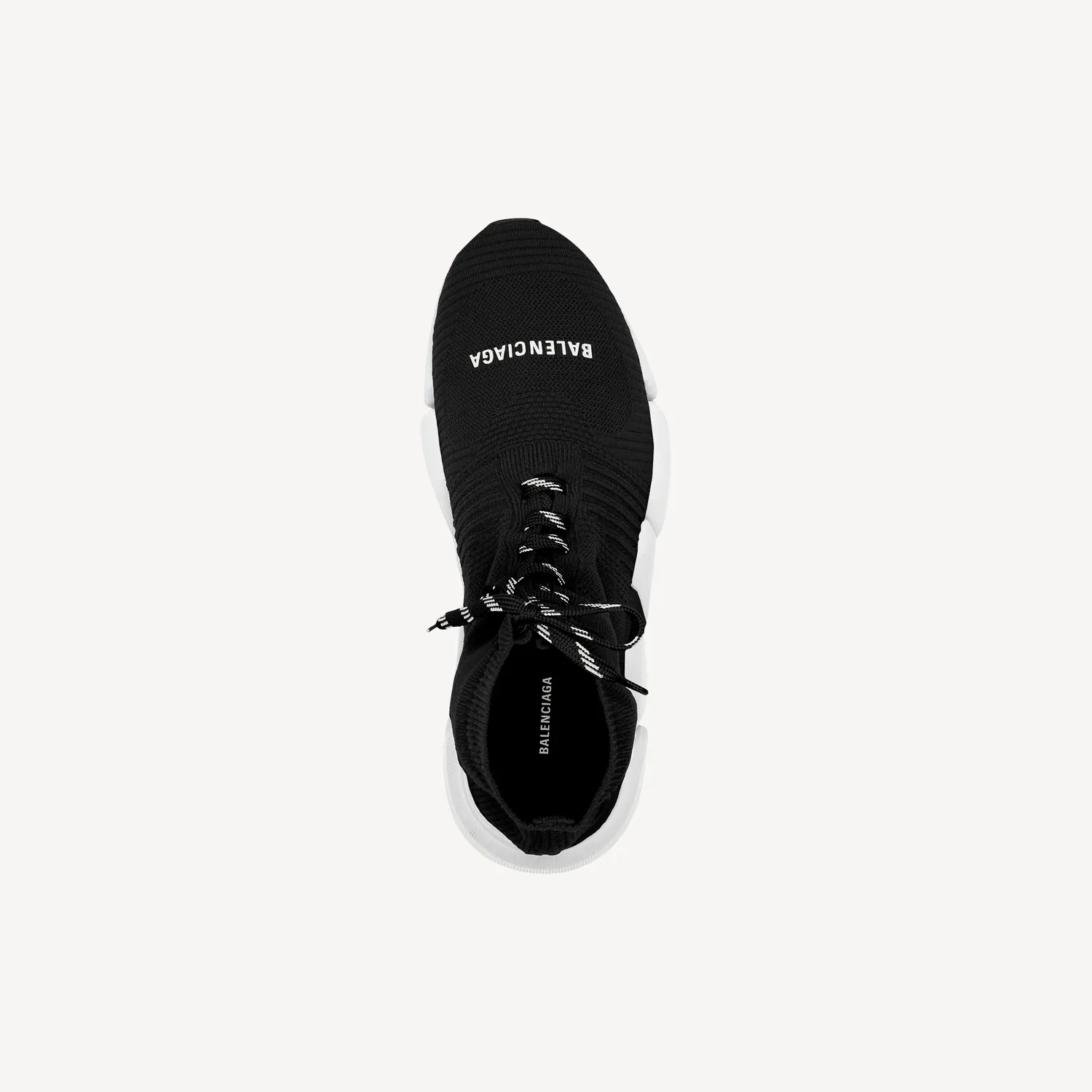 BALENCIAGA Мужские кроссовки Speed 2.0 на шнуровке в черном цвете — фото 4