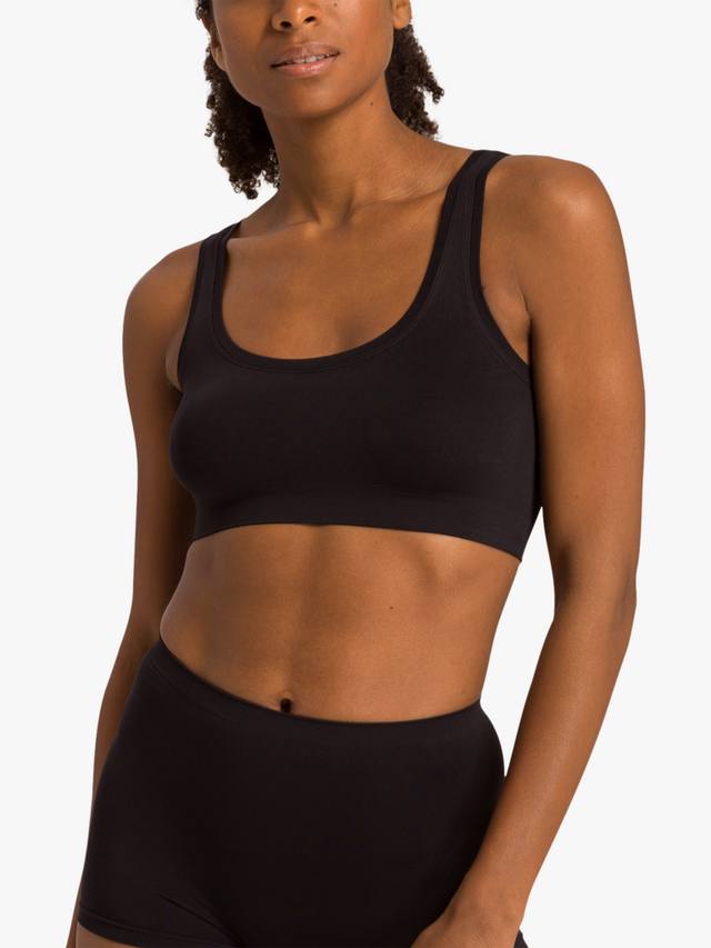 

Кроп-топ с приятным тактильным ощущением Hanro, Black