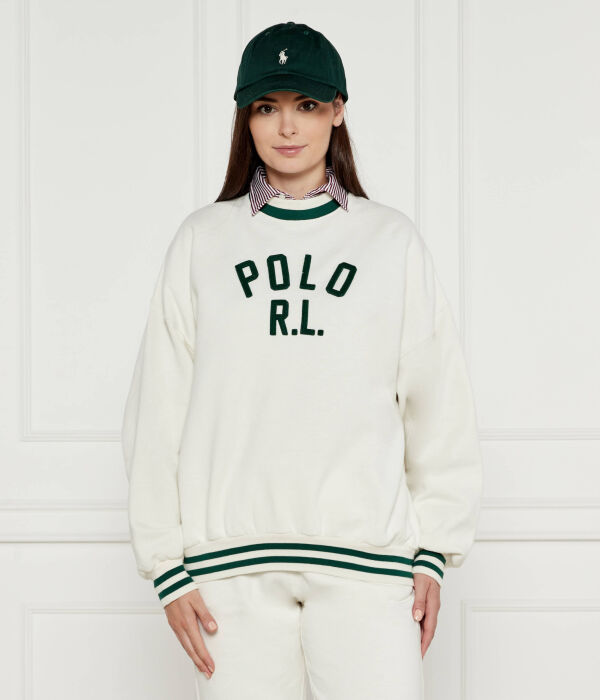 

Свитер Oversize fit Polo Ralph Lauren, белый