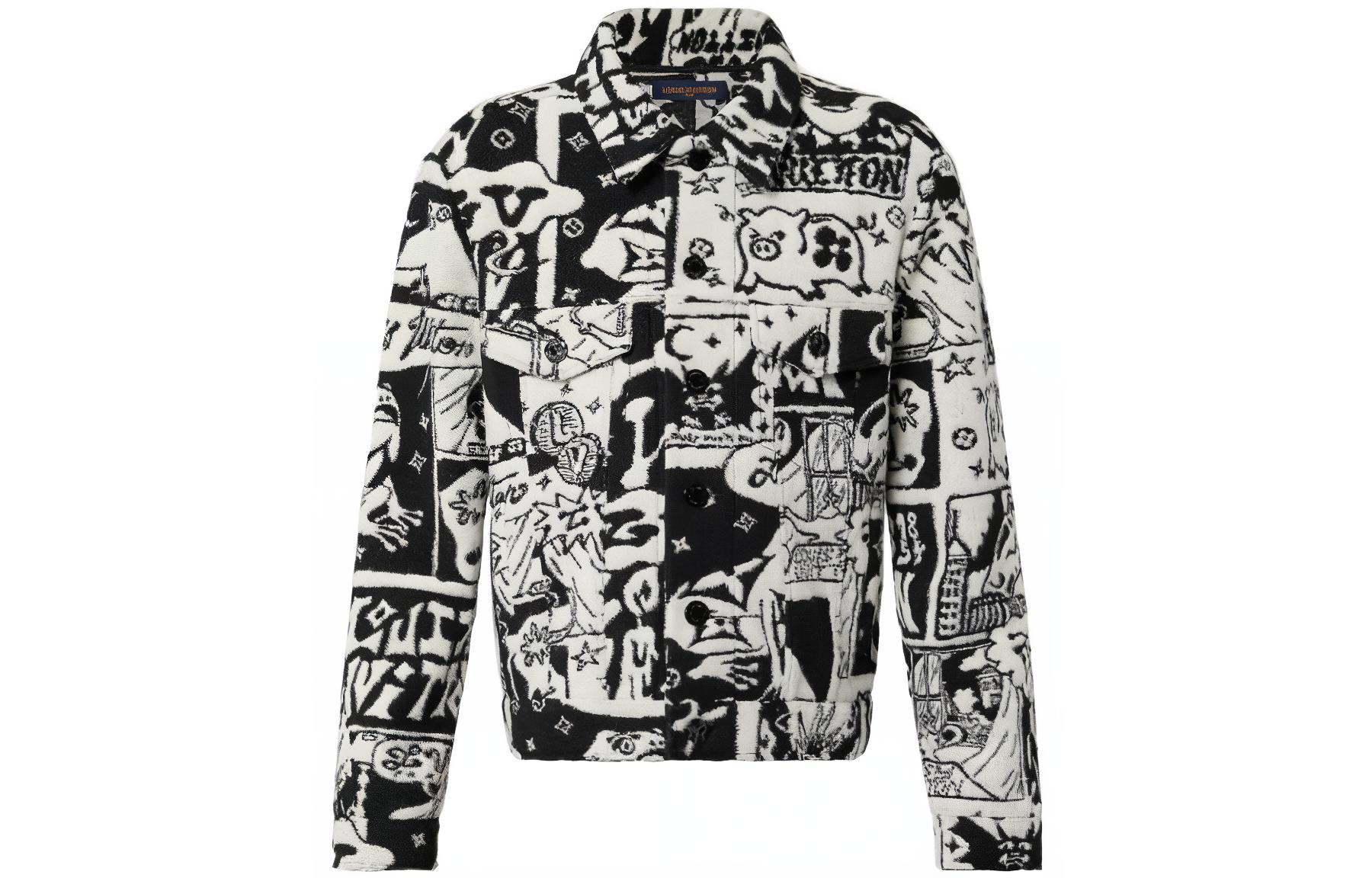 

Куртка дальнобойщика LV Comics LOUIS VUITTON, Shopping Bag Included