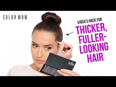 

Пудра для волос моментально закрашивает седину Cover Up Color Wow, цвет black
