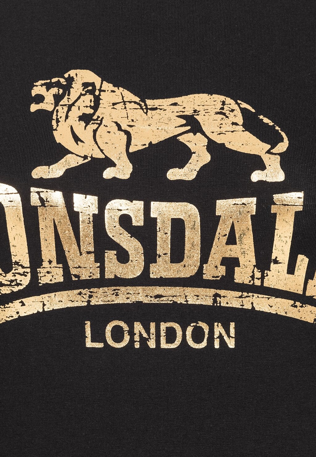 

Принт на футболке BANTRY Lonsdale, черный