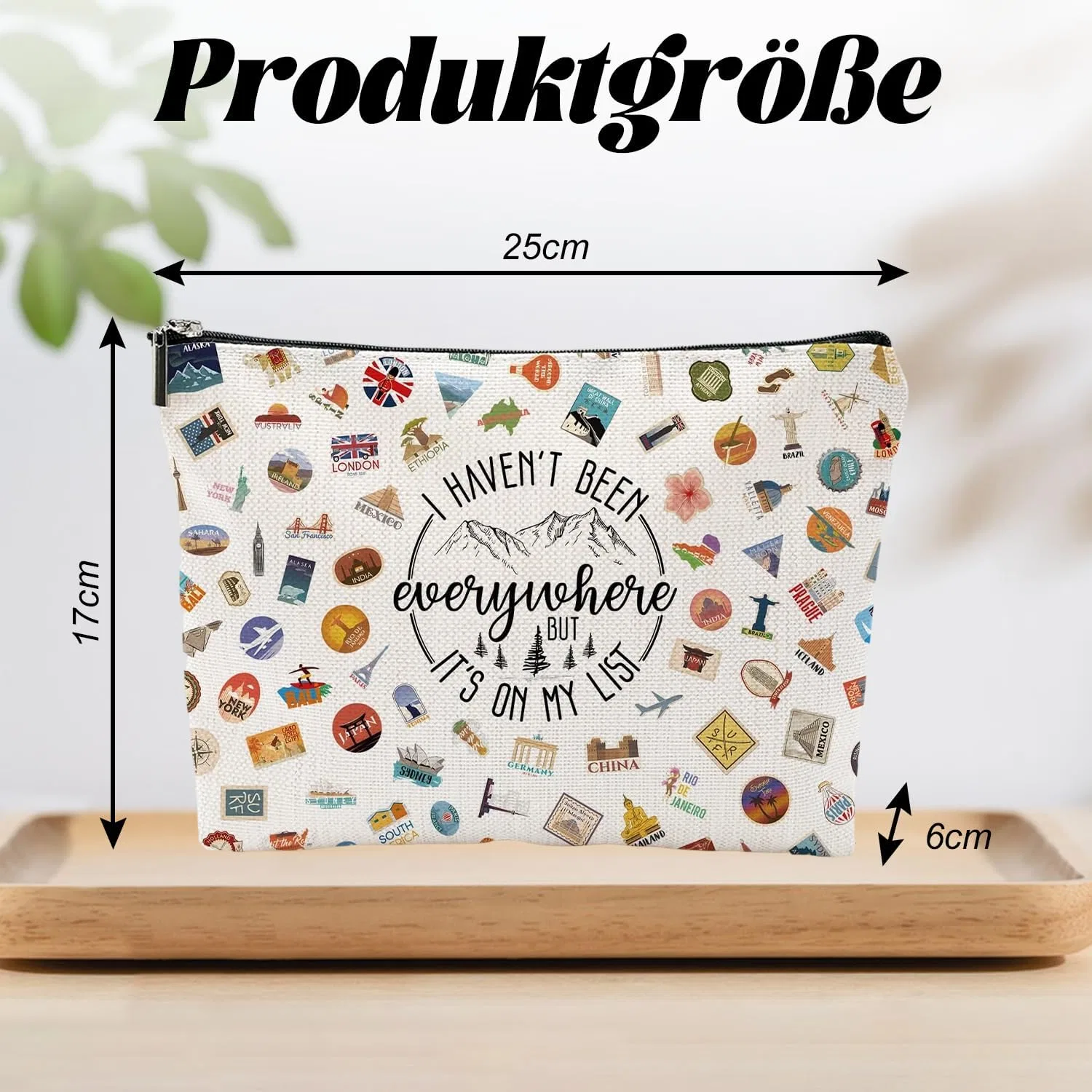 Персонализированная дорожная косметичка для женщин Onperpoe — фото 2