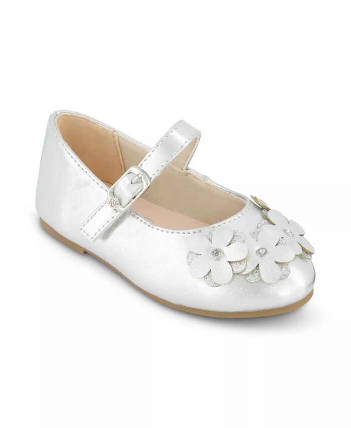

Балетки Amy Petal для маленьких и больших девочек Jessica Simpson, серебряный