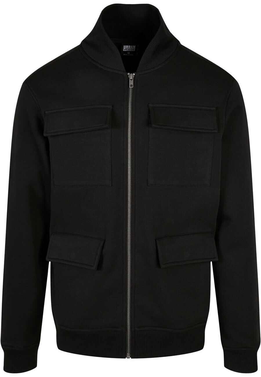

Куртка на молнии Urban Classics Zip-Up Hoodie M65, черный
