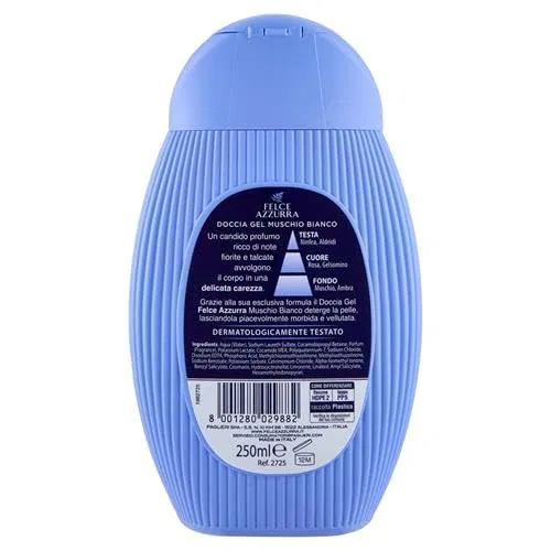 Гель для душа Felce Azzurra White Musk, 250 мл (2 шт.) Beni Culinari — фото 3