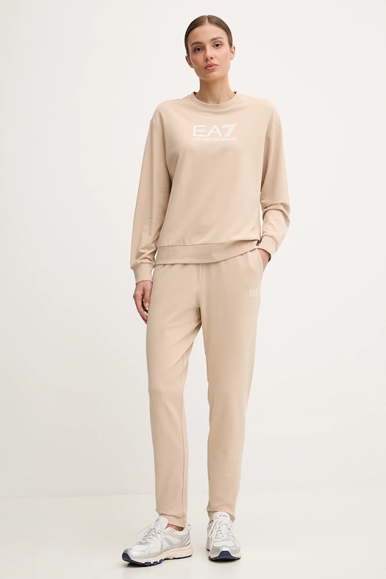 

Спортивный костюм Ea7 Emporio Armani, бежевый