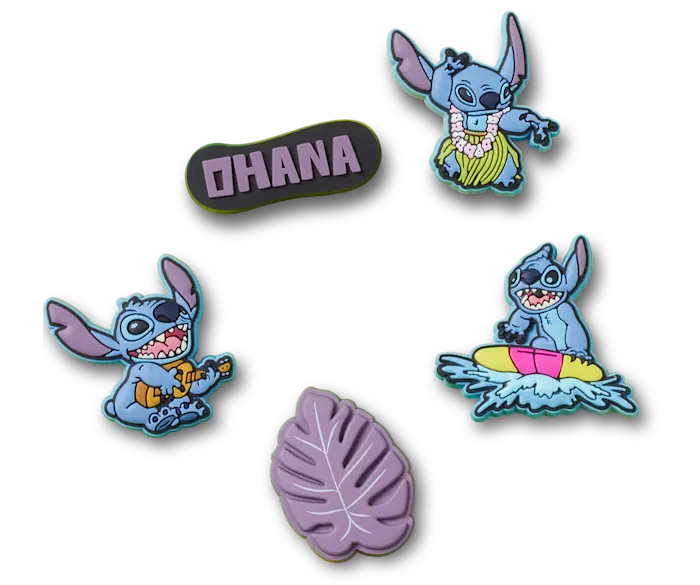 

Джиббитсы Stitch Tropical 5 Pack Crocs