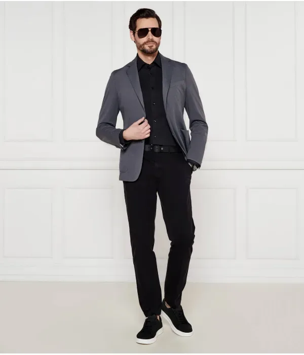 P-Hank-Kent-C1-222 Рубашка slim fit Boss, черный — фото 2