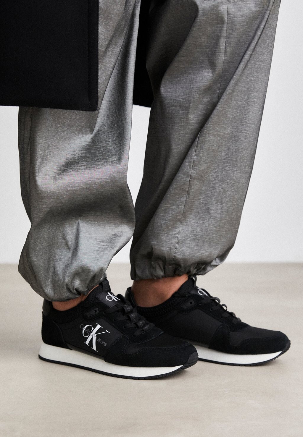 

Кроссовки Calvin Klein Jeans RUNNER SOCK LACEUP, цвет black/bright white, Черный, Кроссовки Calvin Klein Jeans RUNNER SOCK LACEUP, цвет black/bright white