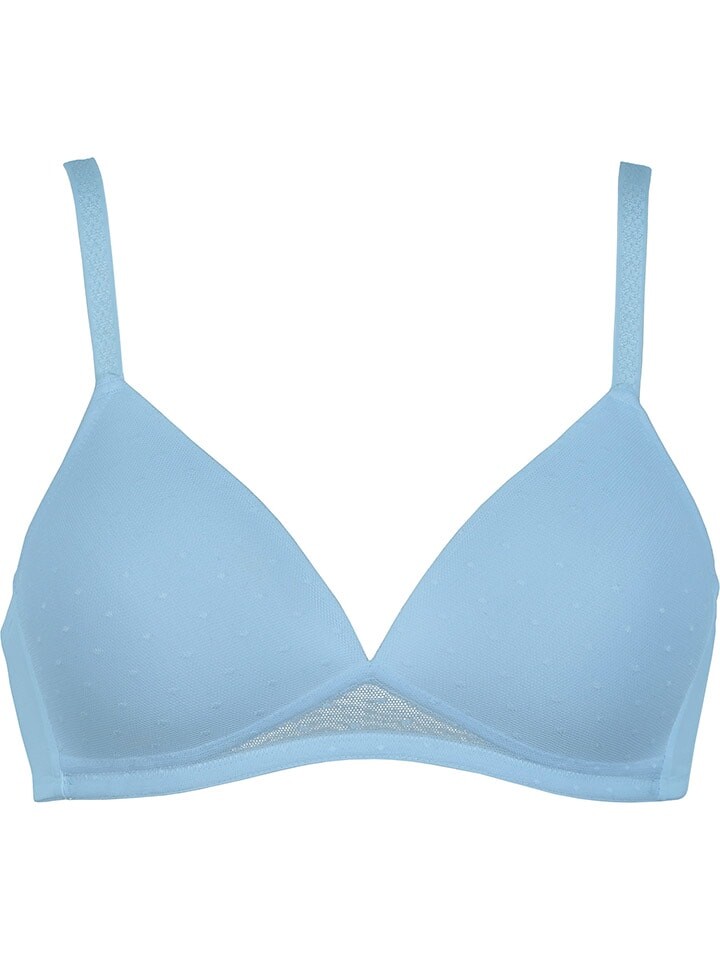 

Бюстгальтер без косточек Naturana Bügelloser BH, светло-синий