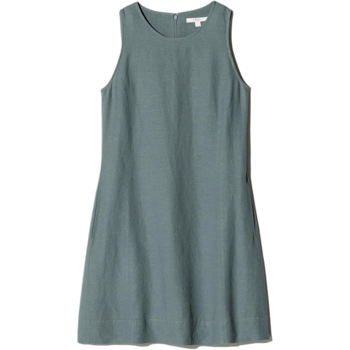 

UNIQLO Женское платье без рукавов цвет grass green
