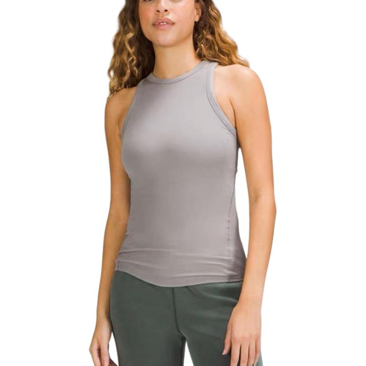 

Облегающая майка для спорта женская Lululemon, серый