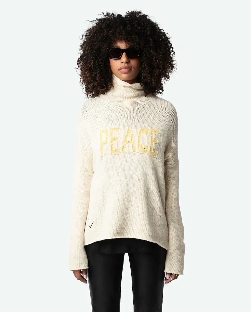

Almy женский свитер из шерсти мериноса Zadig & Voltaire, бежевый