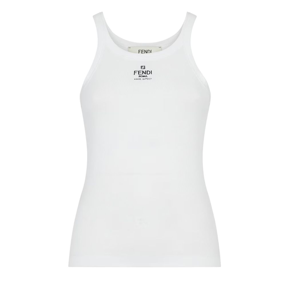

FENDI Хлопковая майка Marc Jacobs белая