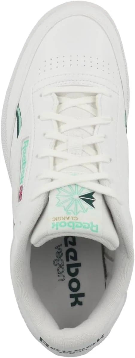 Мужские веганские кроссовки Reebok Club C 85, Ftwr White Hint Mint Midnight Pine — фото 2