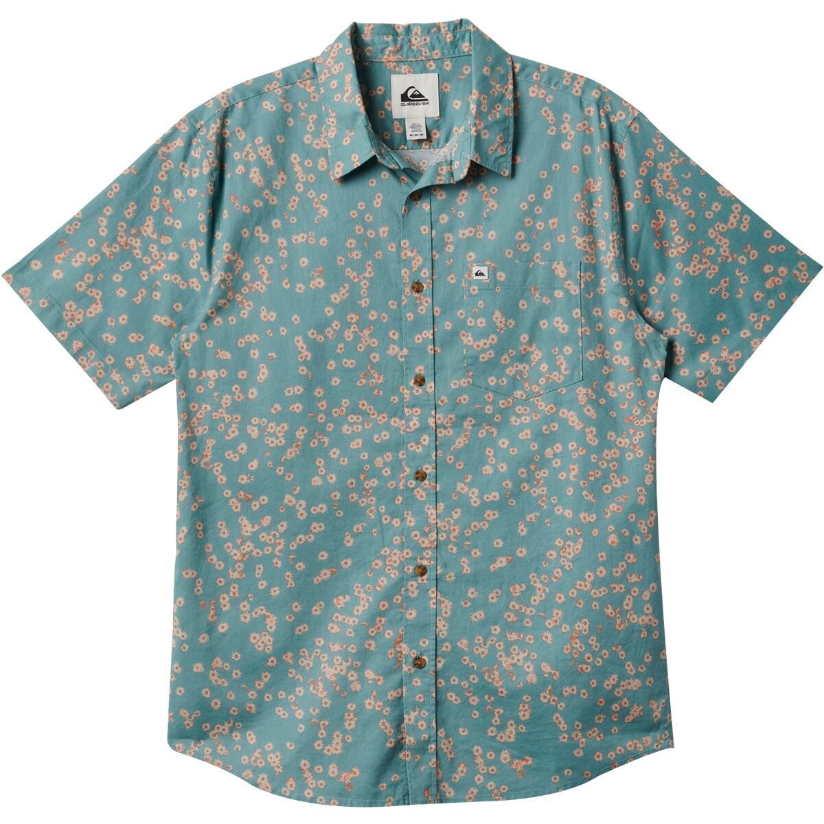 

Классическая рубашка с коротким рукавом Cosmic fields Quiksilver, серый