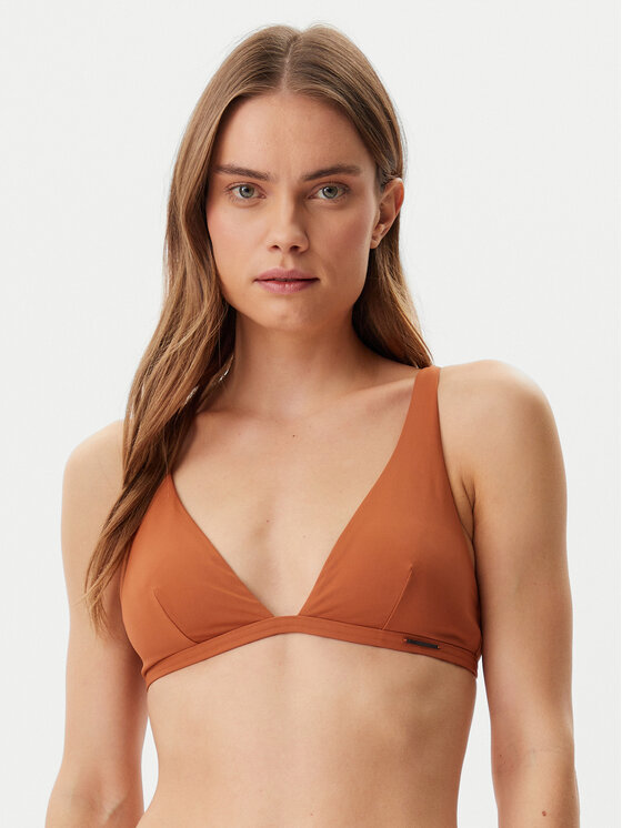 

Топ бикини KW0KW02844 Calvin Klein Swimwear, коричневый