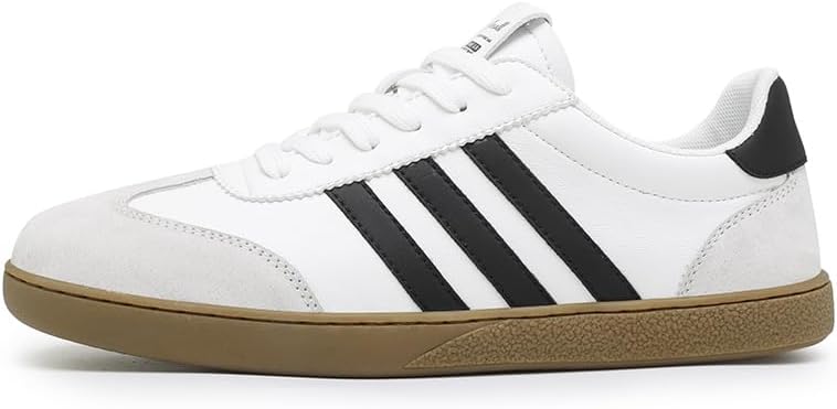 

Мужские стильные ретро кроссовки/скейт-шуз из натуральной кожи, модные белые туфли Meixi Mobile