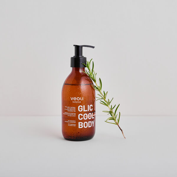 Отшелушивающий-регулирующий гель для мытья тела, 280 мл Veoli Botanica Glic cool body — фото 2