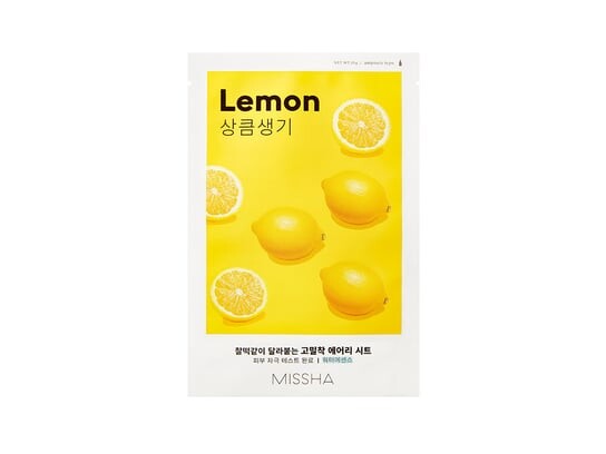 

Лимон) - осветляющая маска Missha Airy Fit Sheet Mask (