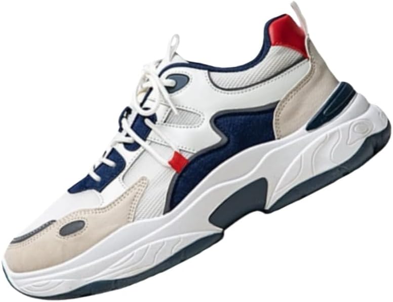 

Мужские дышащие спортивные кроссовки из сетки. Прочная подошва, устойчивая к износу. Противоскользящая подошва. Подходят для фитнеса, активного отдыха и повседневного ношения Fmshi, белый/синий