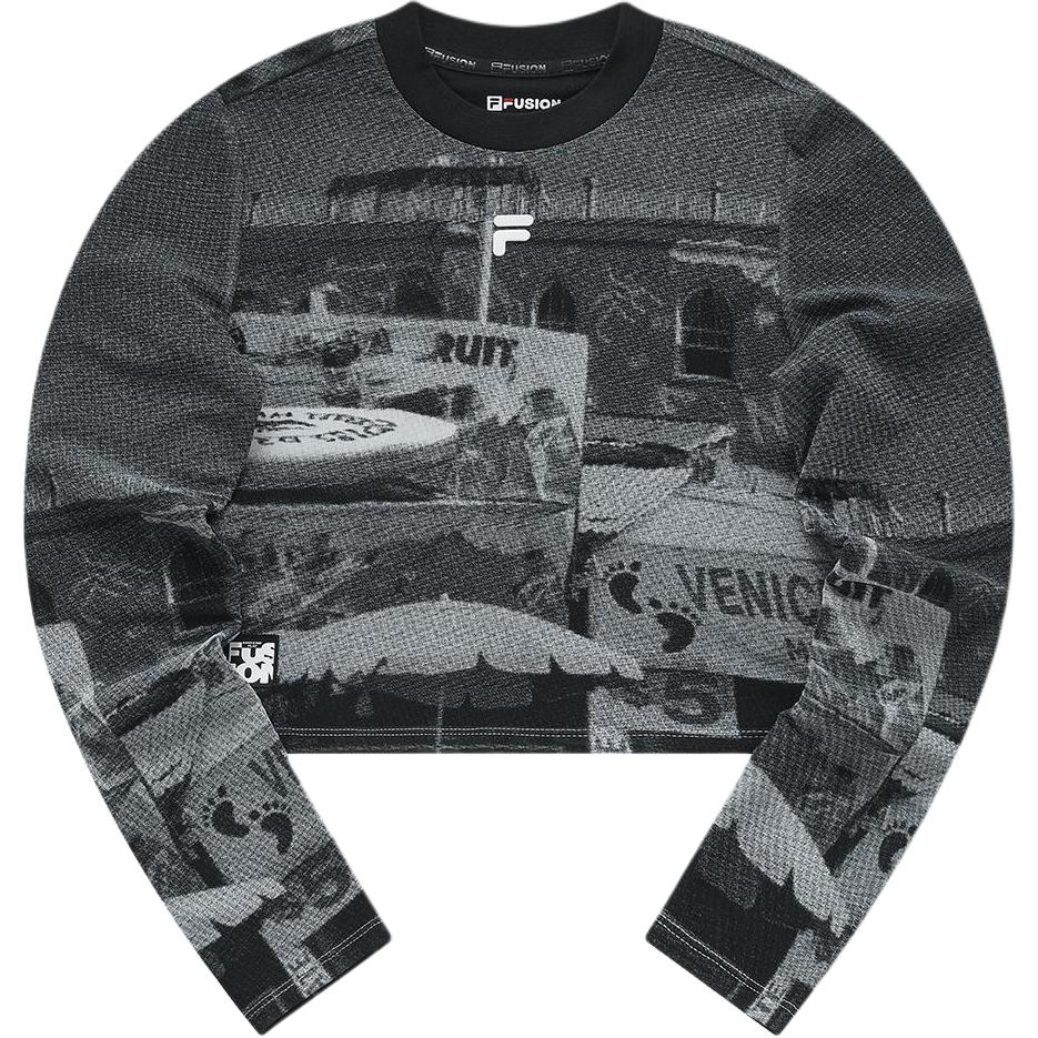 

Футболка женская Jet Black FILA FUSION