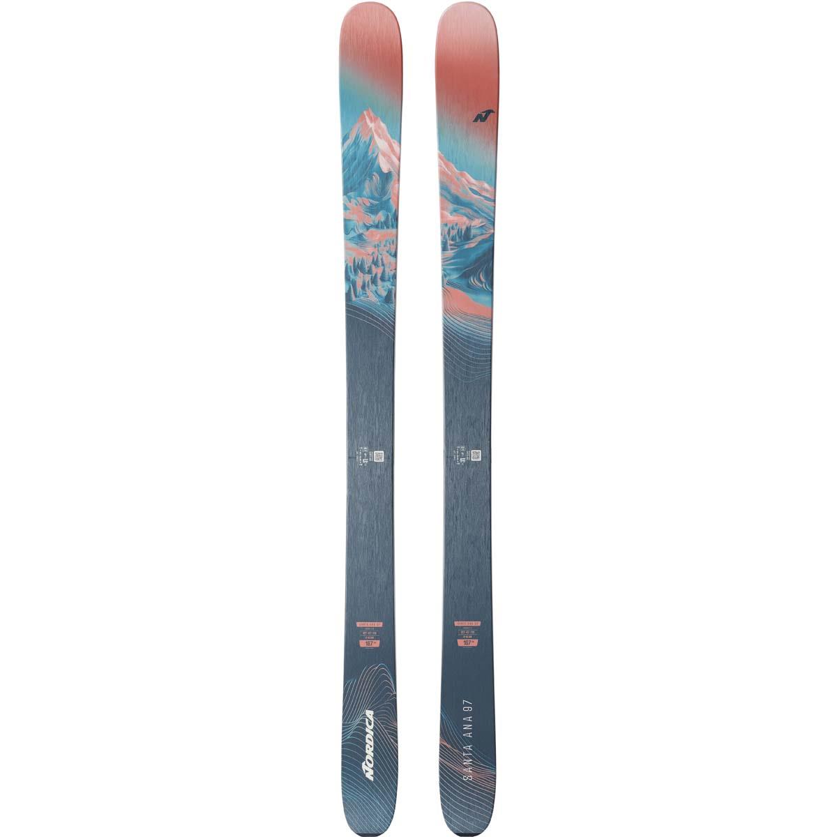 

Лыжи Santa Ana 97 Nordica, Salmon/Turquoise/Navy