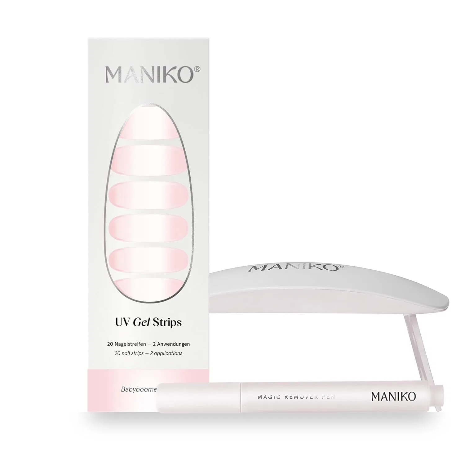 Полный набор Maniko UV Gel Strip, Rose Baby Boomer Maniko Nails, Rose Baby Boomer