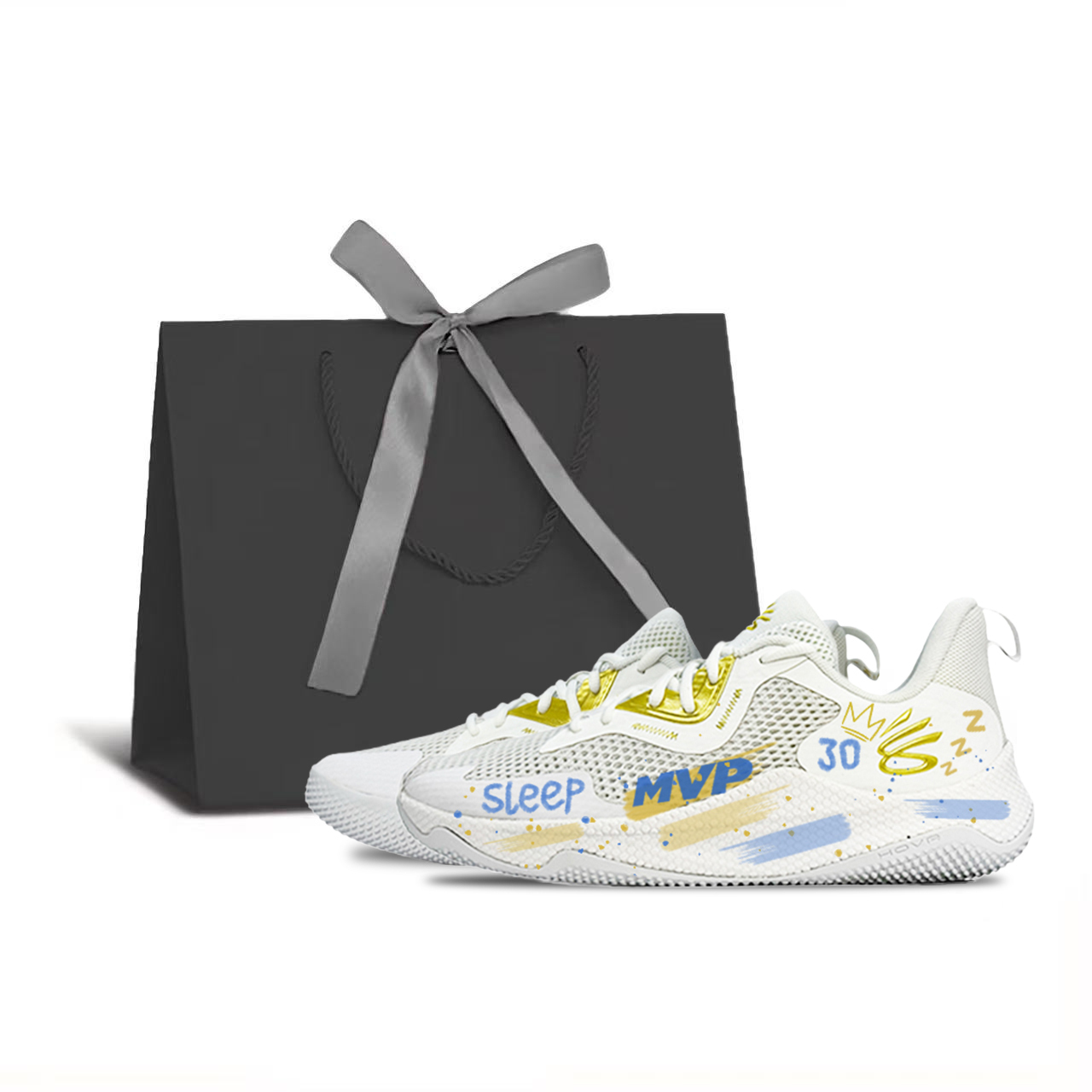 

Under Armour Curry Splash 3 MVP устойчивые к истиранию и защищающие от перекатывания низкие баскетбольные кроссовки мужские white gray