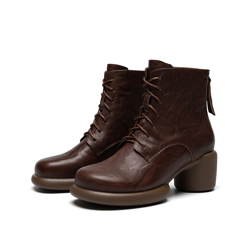

Ботинки Martin Boot женские Zhr, коричневый