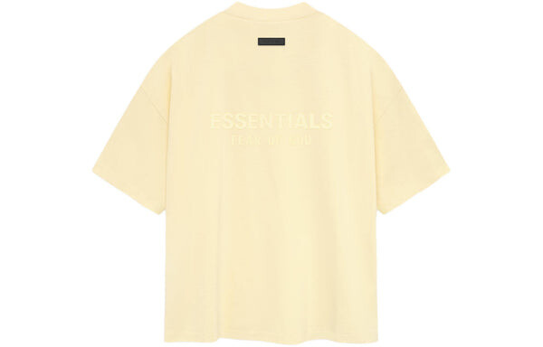Футболка ss24 v neck t-shirt 'garden yellow' Fear Of God Essentials, желтый — фото 3