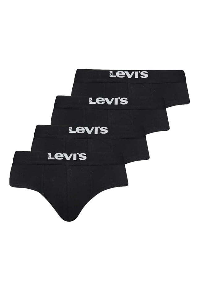 

Комплект из 4 трусов-боксеров - трусы-боксеры с логотипом хлопок стрейч Levi'S, черный