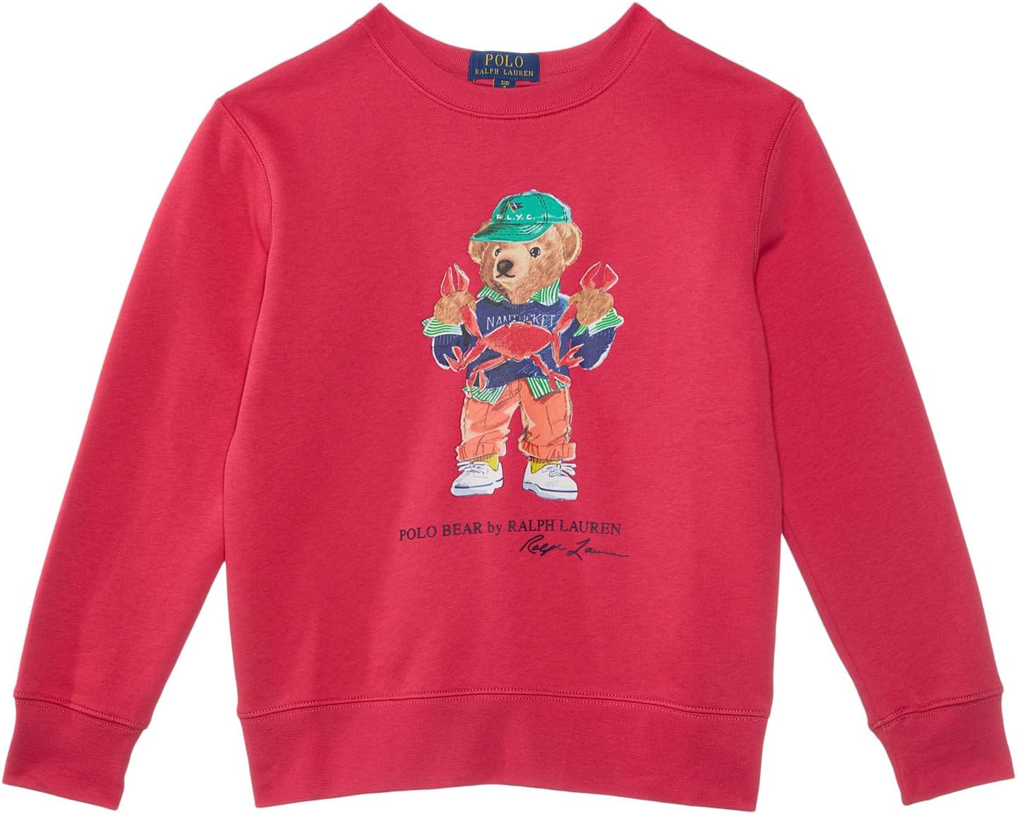 

Толстовка Polo Ralph Lauren Kids Polo Bear Fleece Sweatshirt, цвет Sp25 Nantucket Red Bear