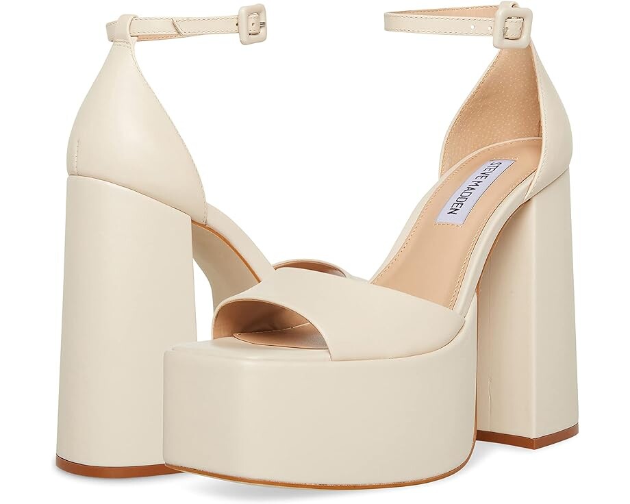 

Туфли Steve Madden Kassiani Heeled Sandal, цвет Bone Leather