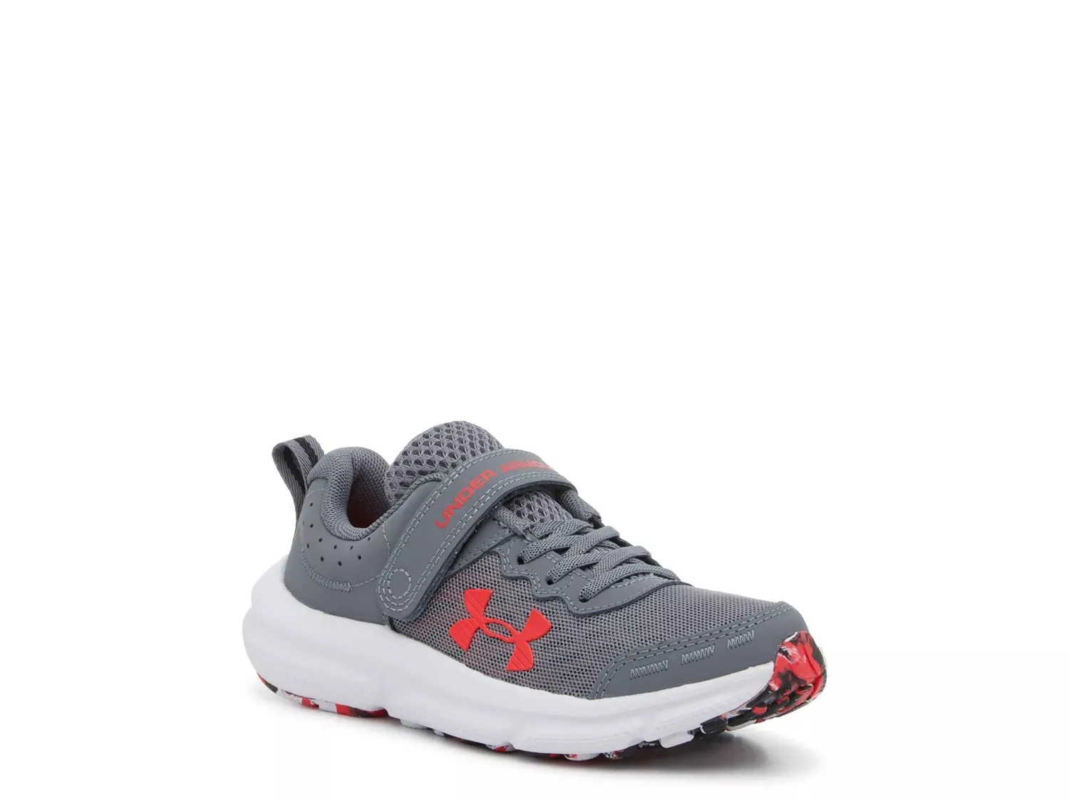 

Кроссовки Under Armour Assert 10 — детские, серые/красные