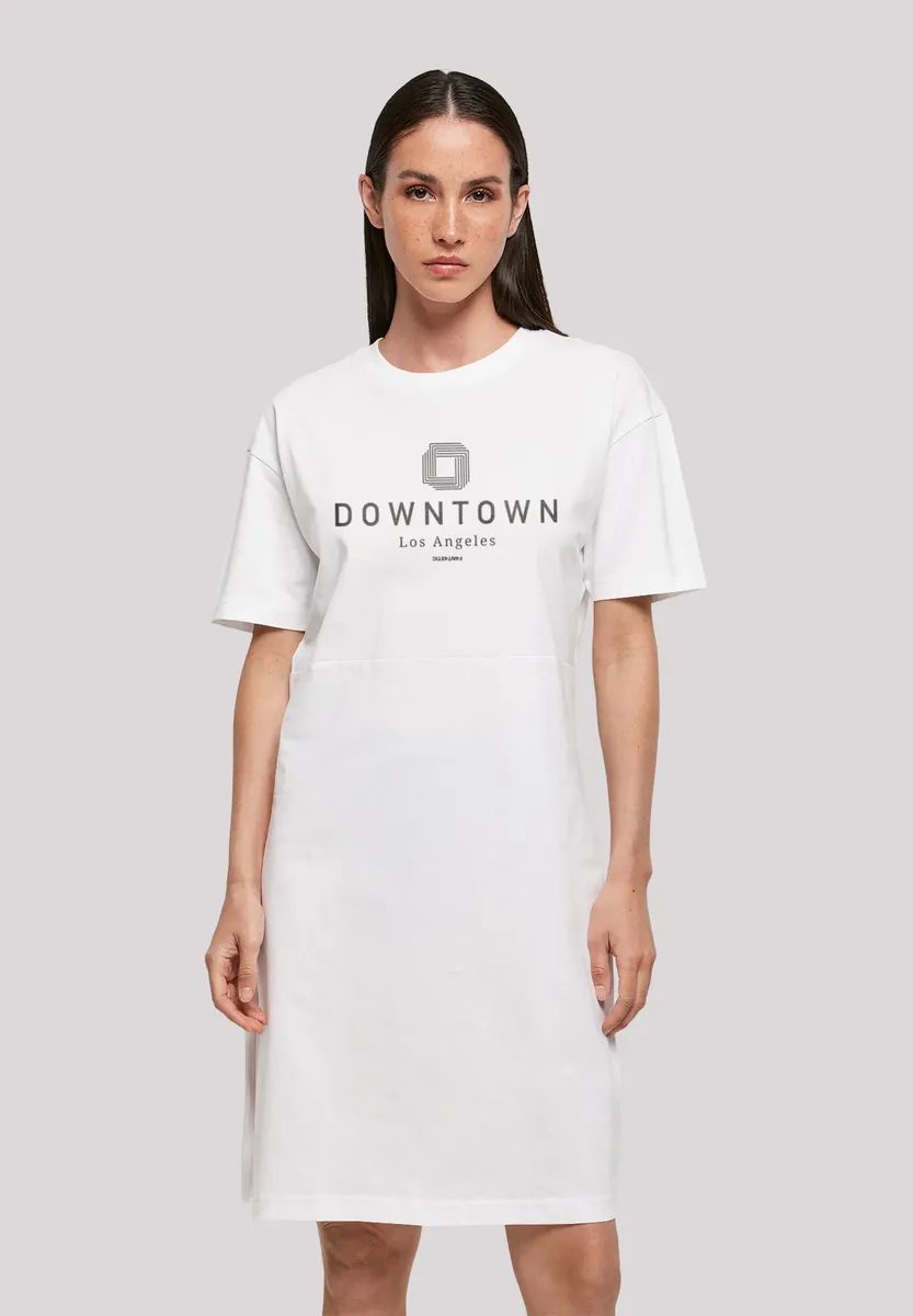 

F4NT4STIC платье-рубашка "Downtown LA", принт, белый