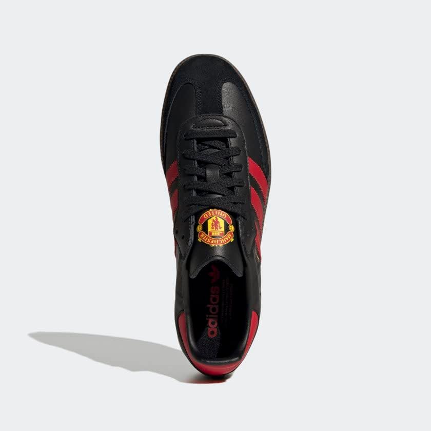Мужские кроссовки adidas Samba XLG для повседневной носки, черный/красный — фото 2