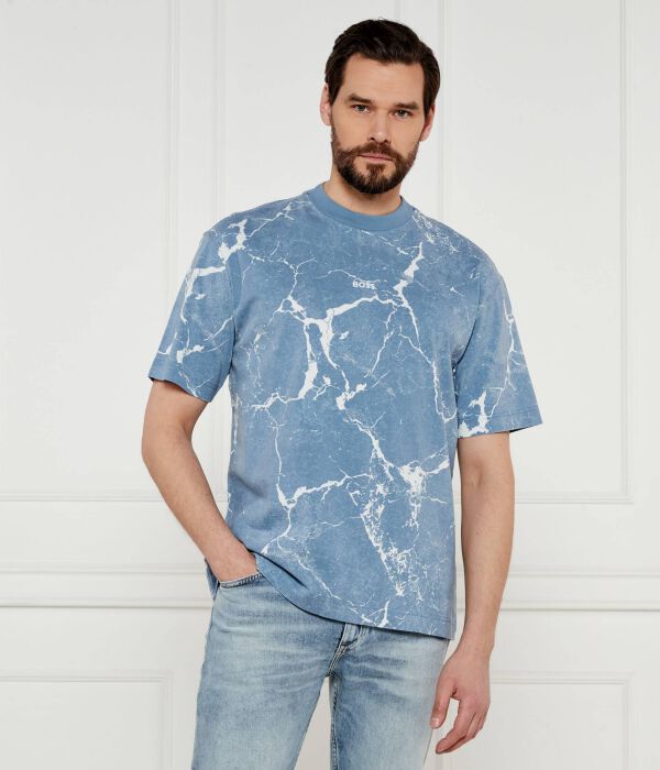 

Футболка мятаяпустыня Relaxed fit Boss Orange, синий