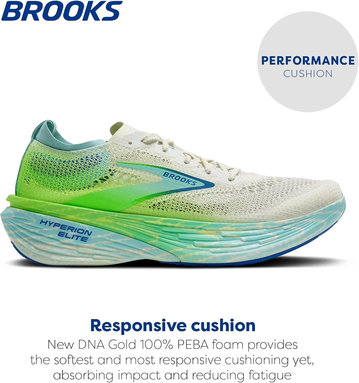 Кроссовки Brooks Unisex Hyperion Elite 4 Pb, Multicoloured — фото 2