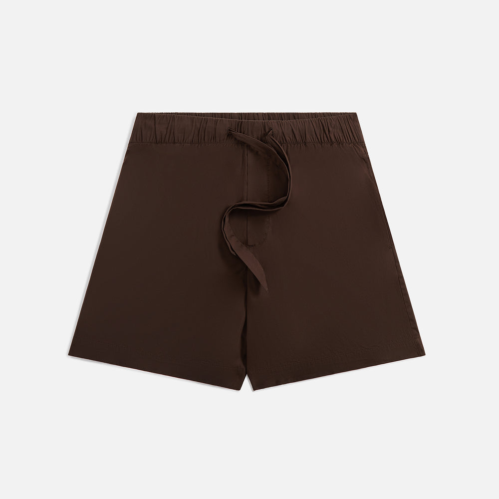 

Шорты Tekla Poplin Pajama Shorts, кофе