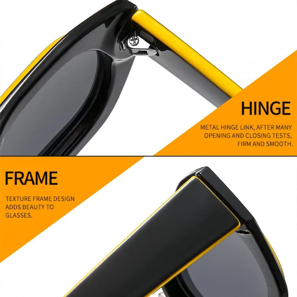 

MUTYNE Персонализированные солнцезащитные очки в стиле стимпанк для мужчин и женщин, роскошные очки в стиле хип-хоп, квадратные, винтажные, панк, женские, Leo