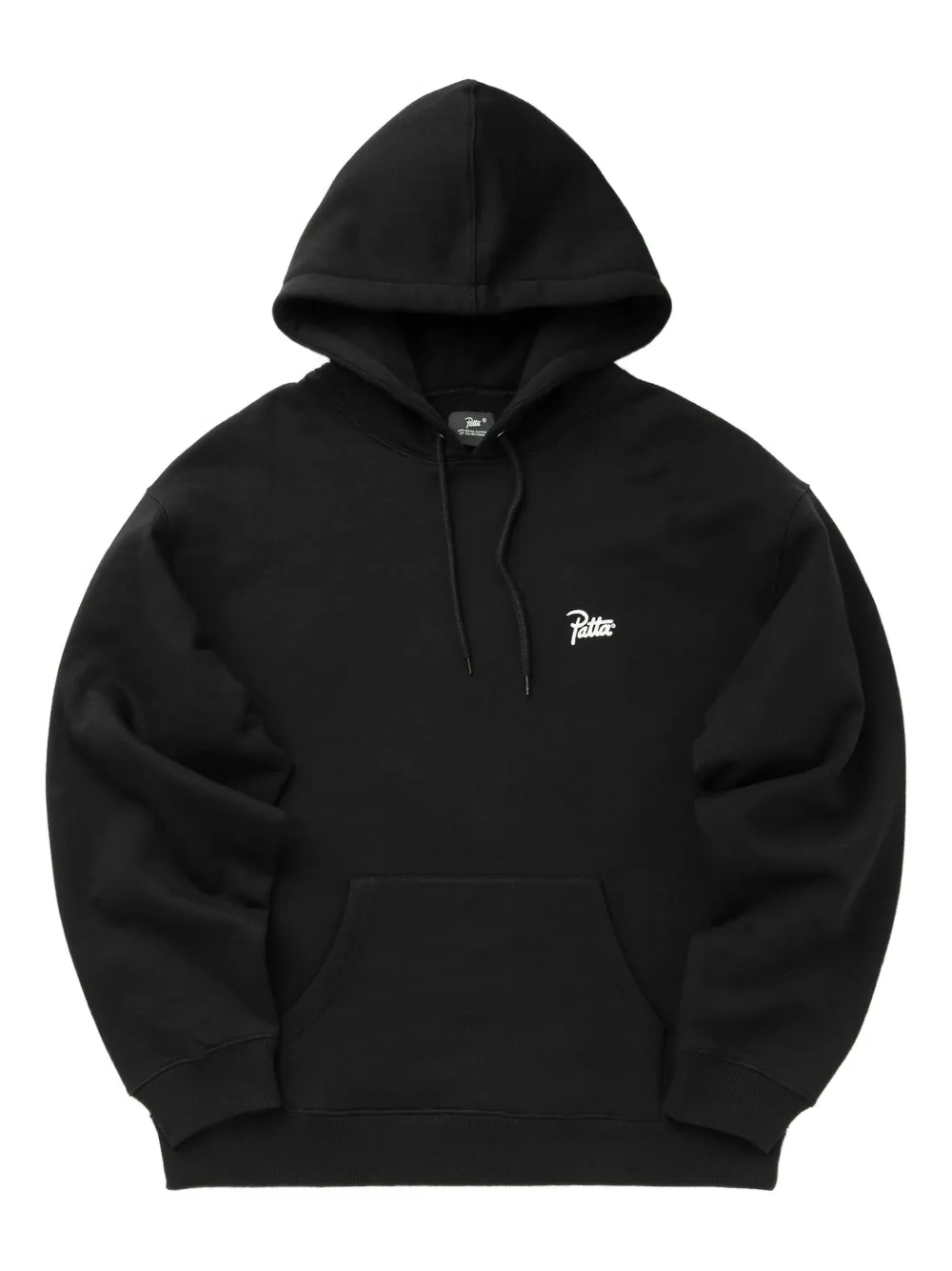 

Толстовка с карманом-кенгуру и вышивкой "собака" PATTA, черный